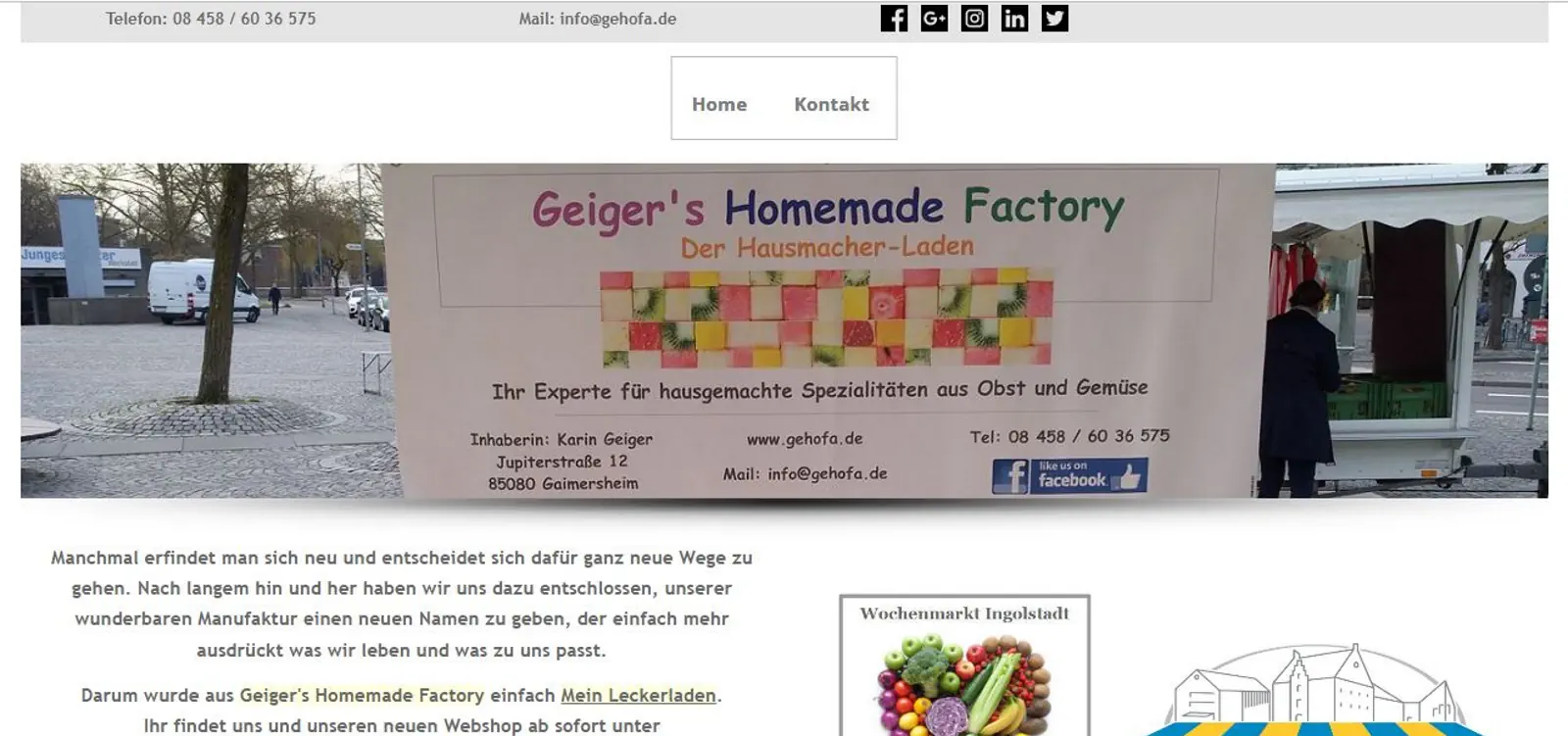 Geiger's Homemade Factory